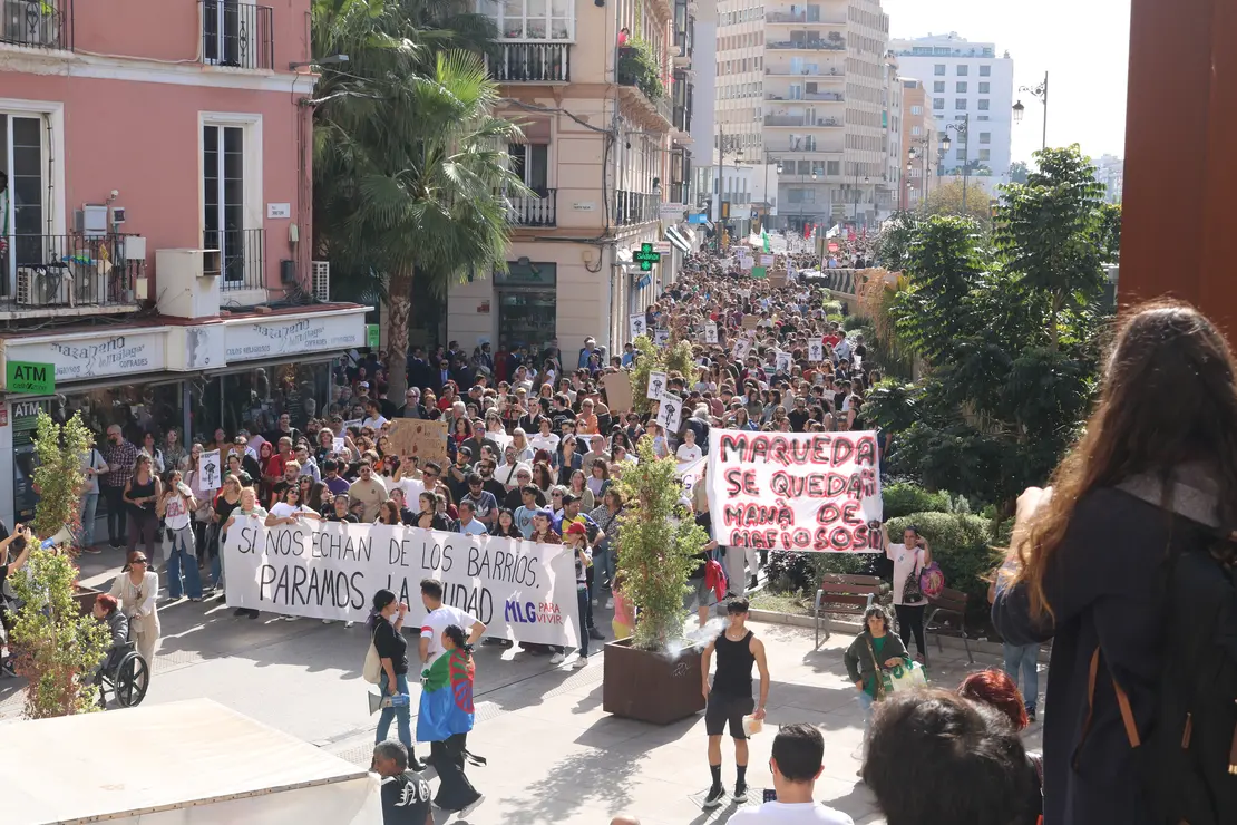 Manifestaci&oacute;n vivienda m&aacute;laga