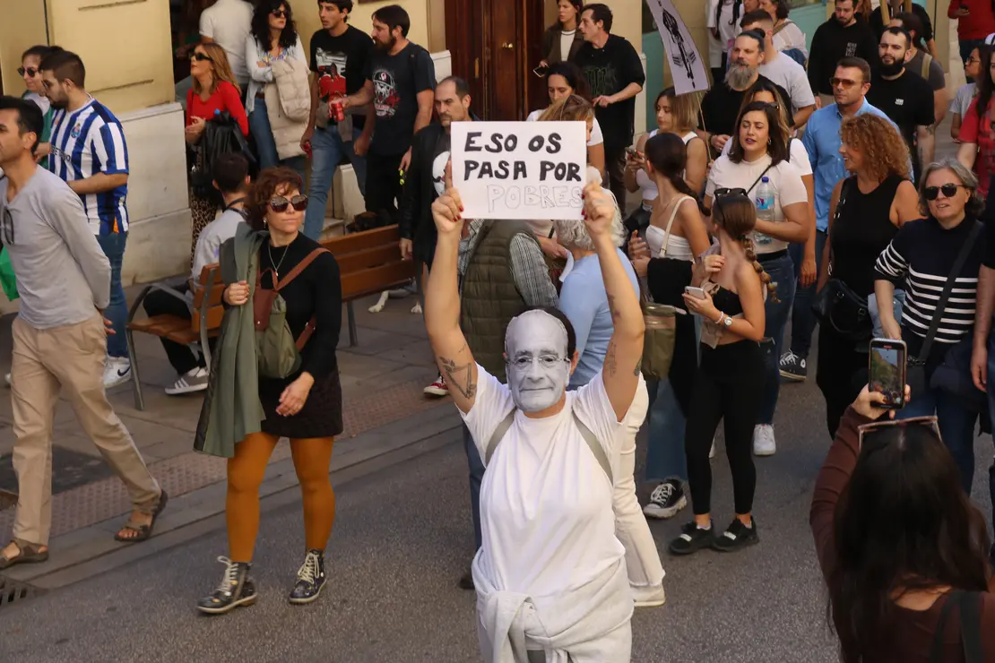 Manifestaci&oacute;n vivienda m&aacute;laga