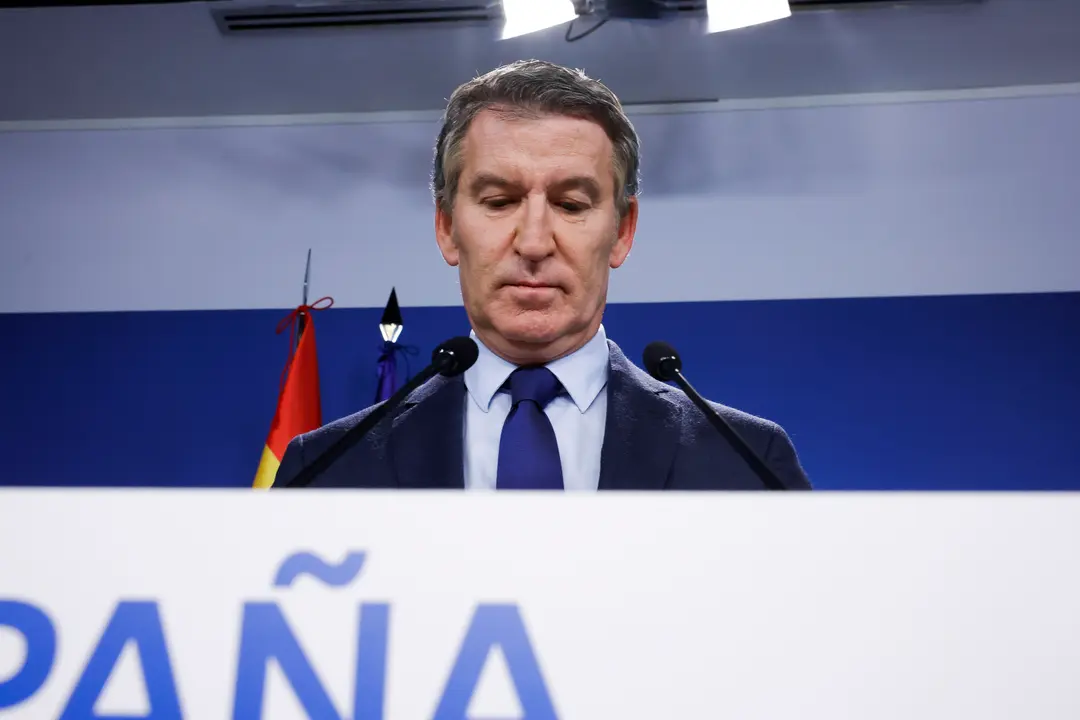 Feij&oacute;o, en la comparecencia de ayer / EFE