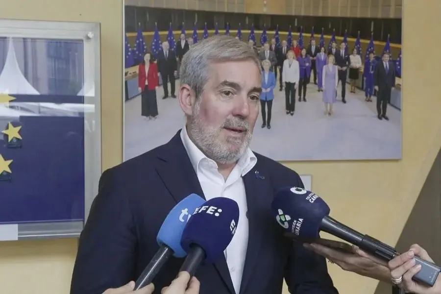 Fernando Clavijo en Bruselas