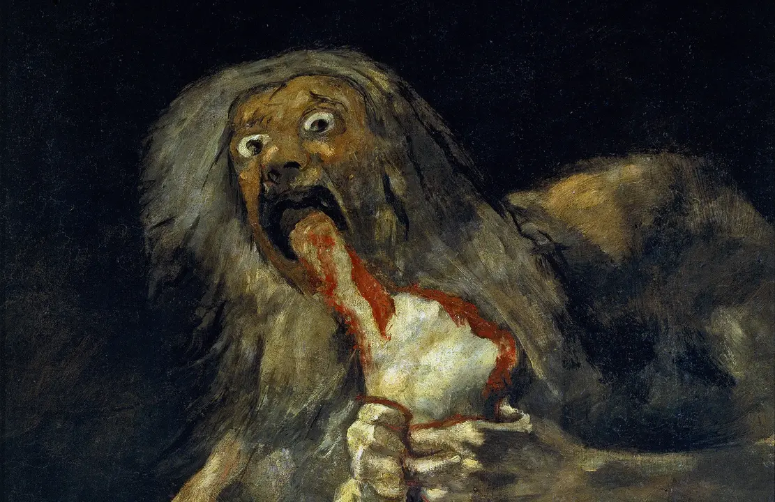 Saturno devorando a su hijo / Francisco de Goya