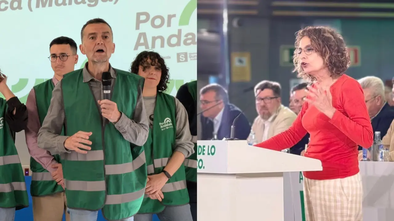 Los candidatos de Por Andaluc&iacute;a y PSOE-A, Antonio Ma&iacute;llo y Mar&iacute;a Jes&uacute;s Montero