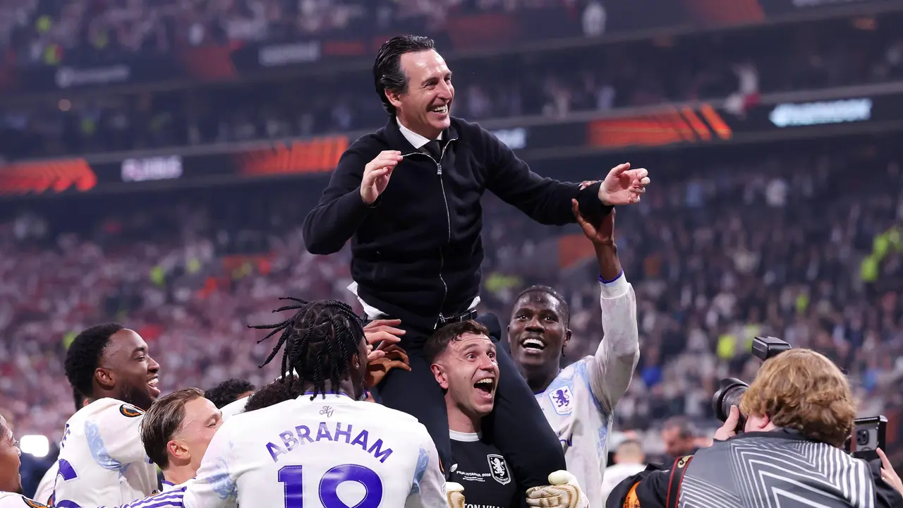 El Aston Villa se convierte en el tercer equipo con el que Unai Emery gana la Europa League / RTVE