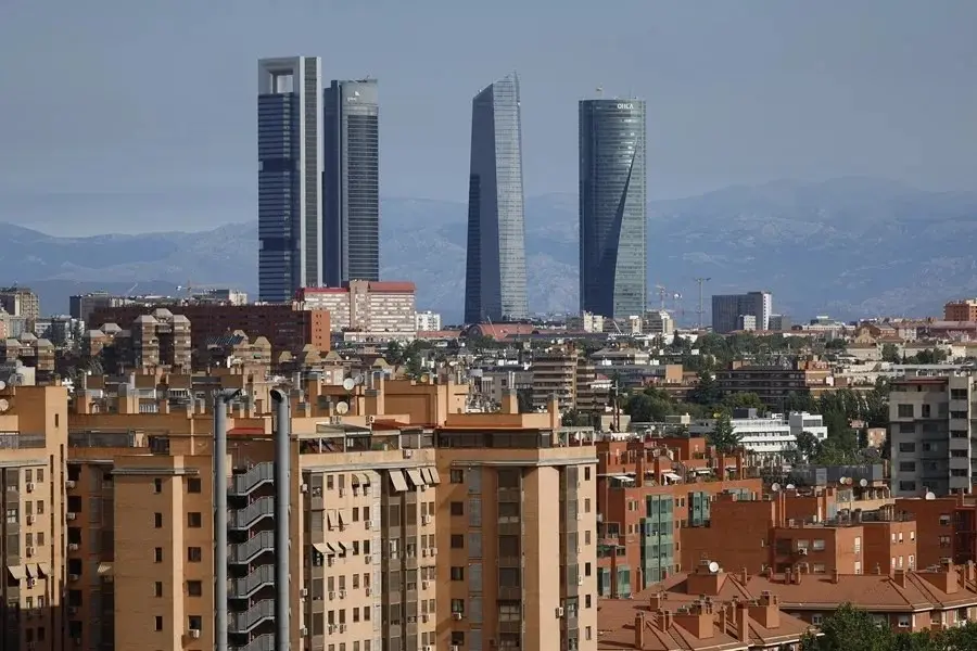 Vista panor&aacute;mica de Madrid con las Cuatro Torres / Agencia EFE / Mariscal