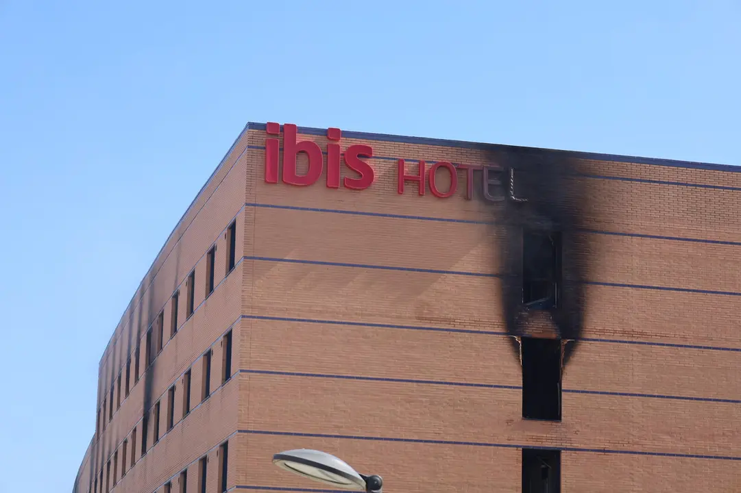 Incendio Hotel Ibis / Archivo