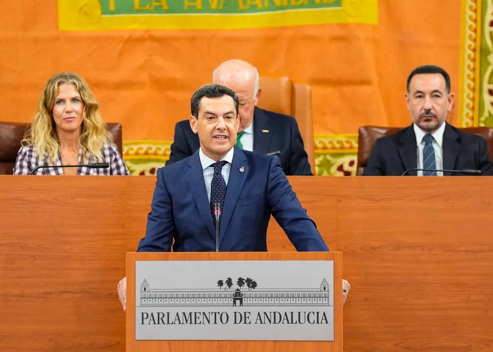 Juanma Moreno, en su tercera investidura / Parlamento de Andaluc&iacute;a