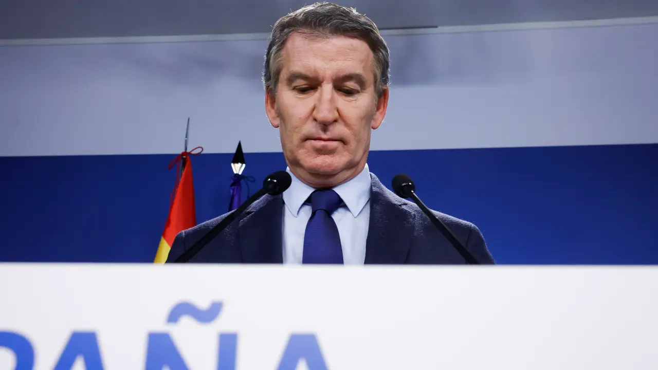Feij&oacute;o, en la comparecencia de ayer / EFE