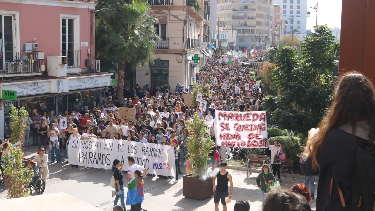 Manifestaci&oacute;n vivienda m&aacute;laga