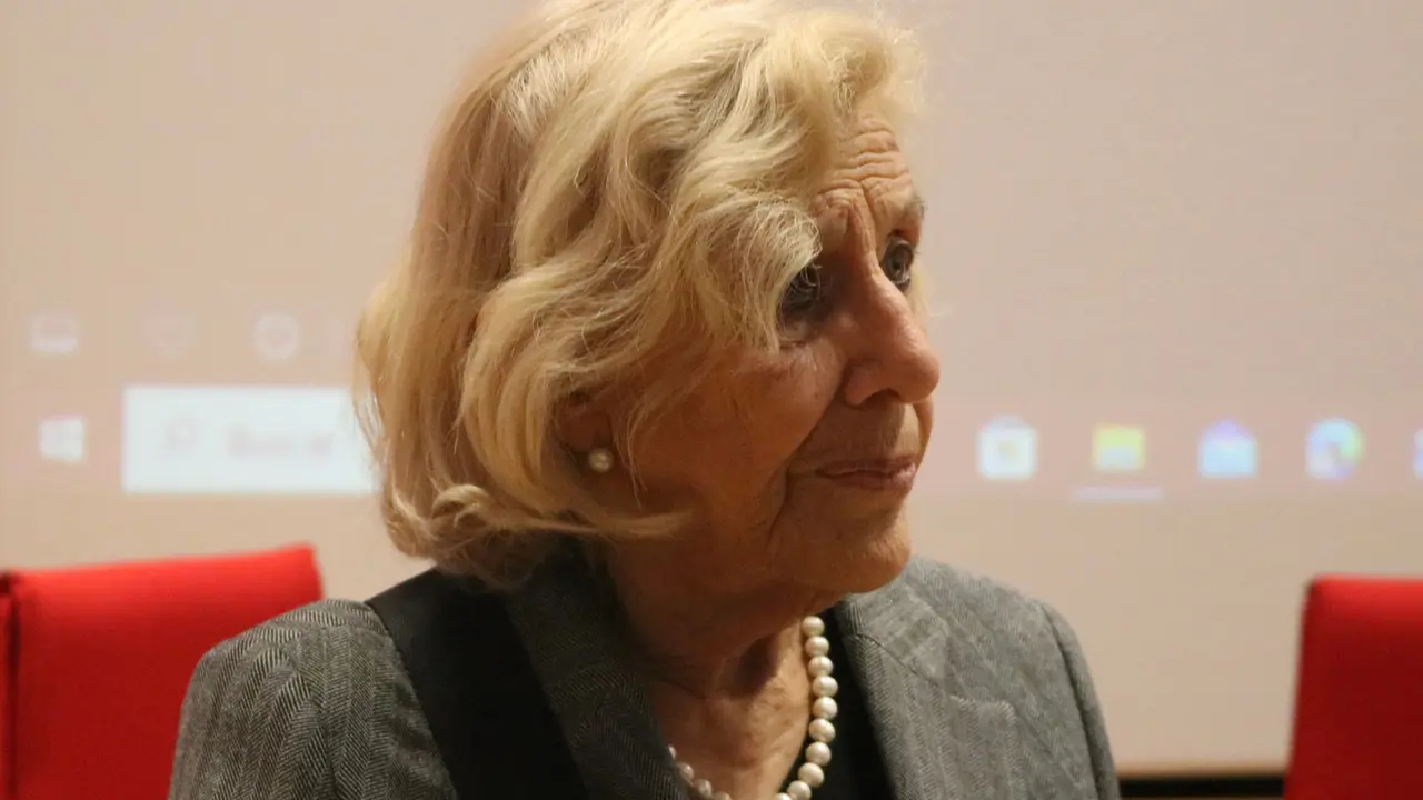 Manuela Carmena, en una instant&aacute;nea de esta entrevista / UNIVERSITAS