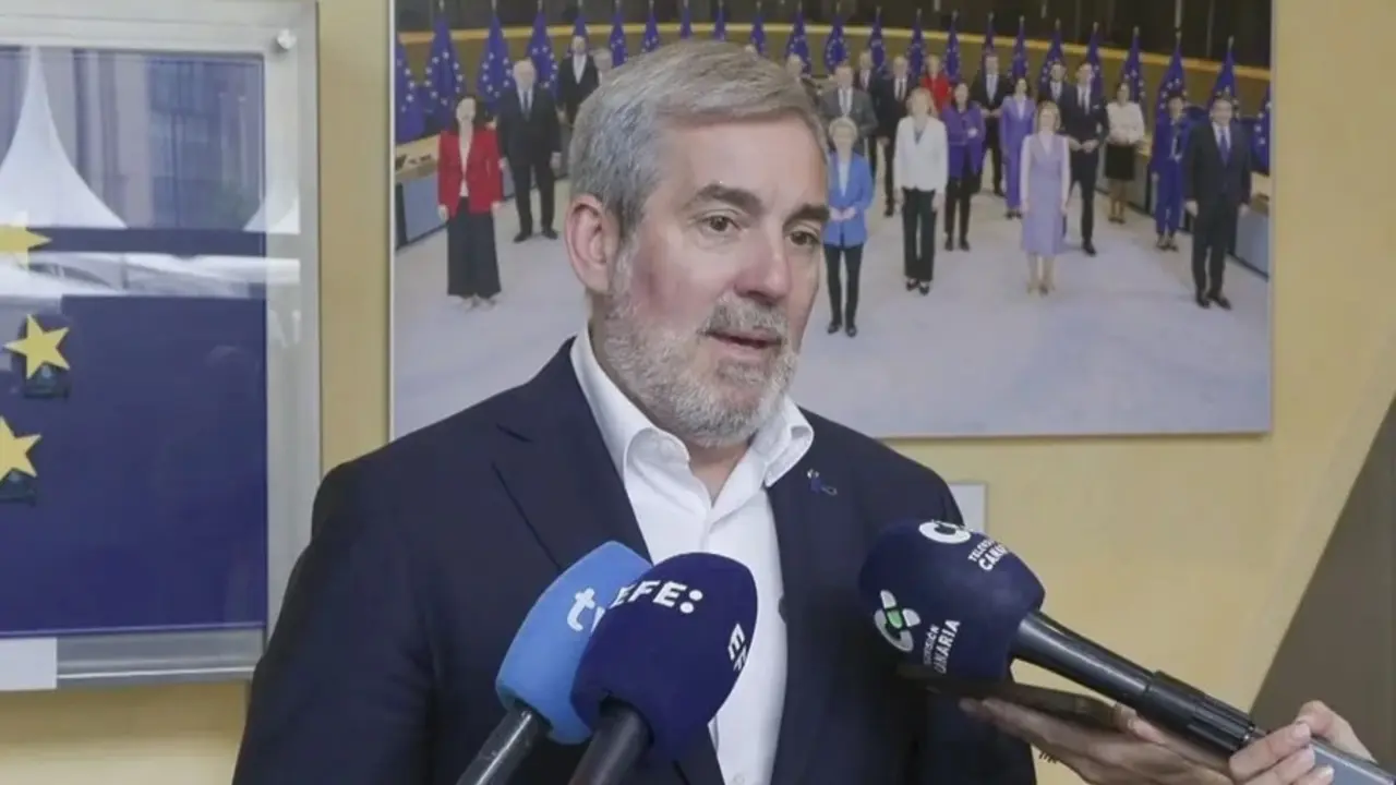 Fernando Clavijo en Bruselas