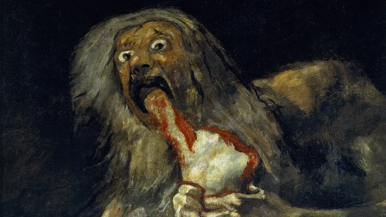Saturno devorando a su hijo / Francisco de Goya