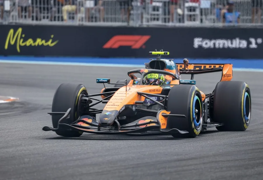 Lando Norris, durante el GP de Miami de 2026 / Cristóbal Herrera-Ulashkevich (EFE)