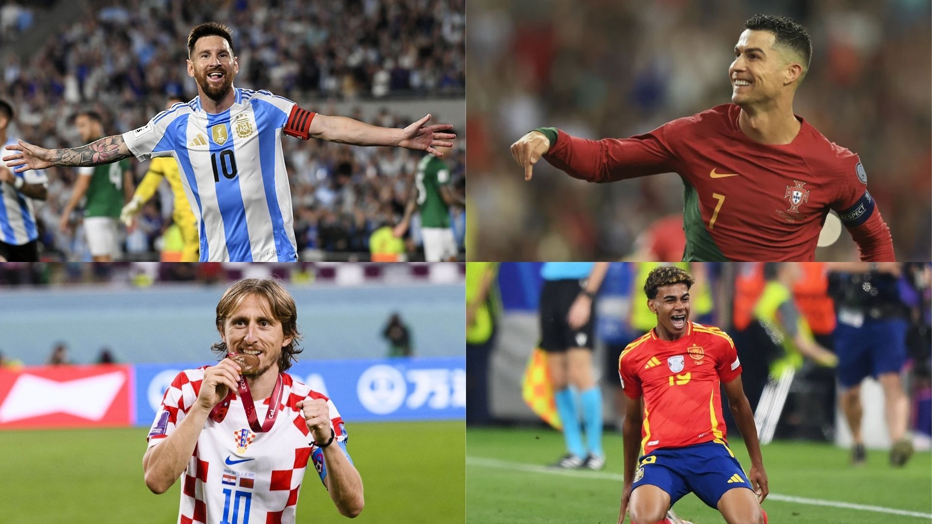 Leyendas como Messi, Cristiano o Modric disputarán su último Mundial; mientras que será el primero para jóvenes estrellas como Lamine Yamal