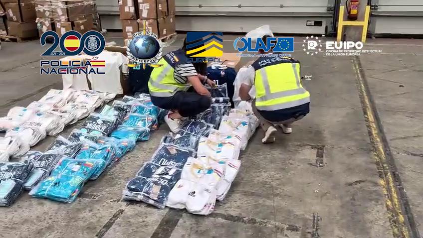 Operación policial contra la falsificación ilegal / Ministerio del Interior